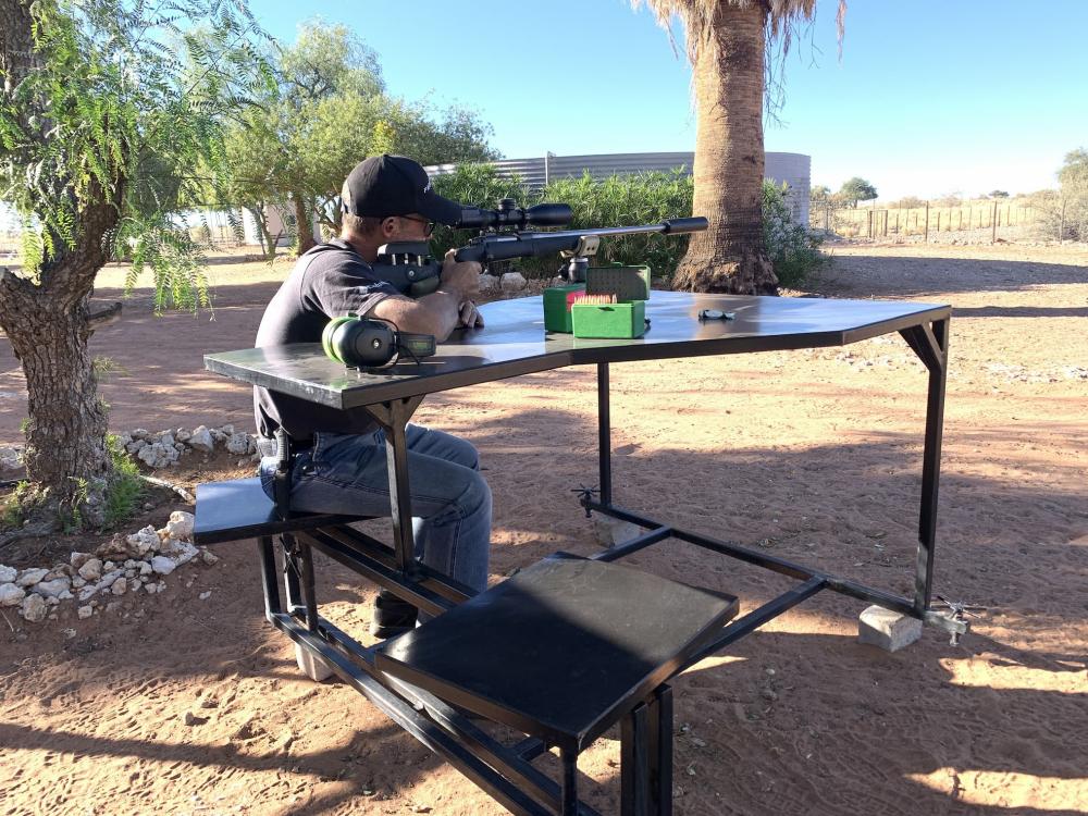 Test Firing a Rifle