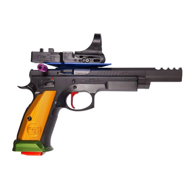 CZ 75 TS Czechmate 9mm Mjr Comp Pistol (Parrot) | Pistols